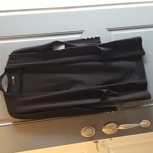 NWT Size S/P Verve Ami Black Cardigan with Button Sleeve